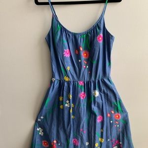 Vintage Malia Hawaiian Sleeveless Sundress Floral 1960s 60s